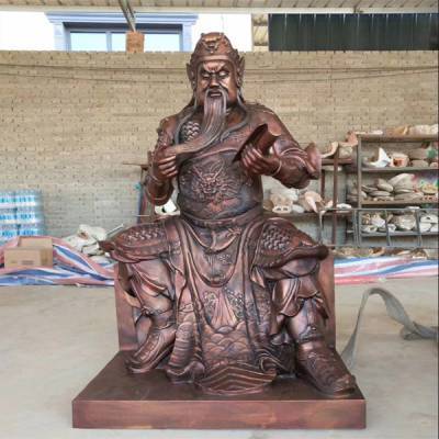 舟山铜关公 卫恒铜雕——诚信与品质的守护者