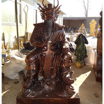 昌盛铜雕 匠心铸造，西藏10米大型道教神像钢雕的艺术与精神